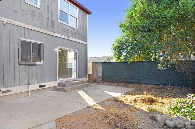 exterior space with a patio