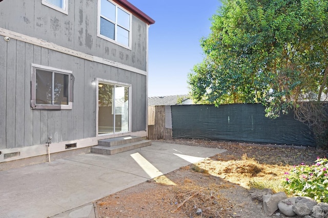 exterior space featuring a patio area