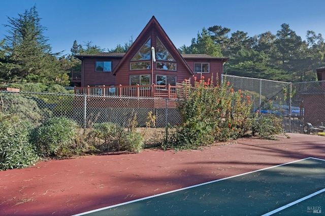 3925 Bay Hill Rd, Bodega Bay, CA 94923 - rear view of property featuring fence