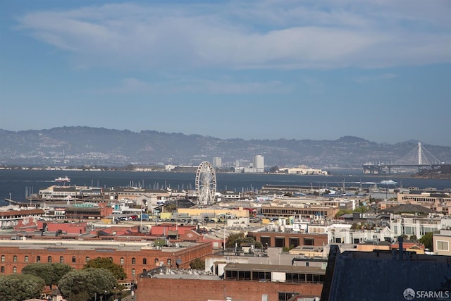 view of city with a mountain view