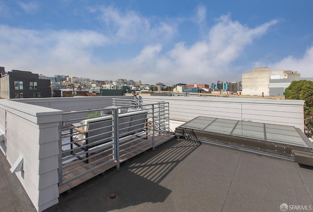 view of patio with a balcony