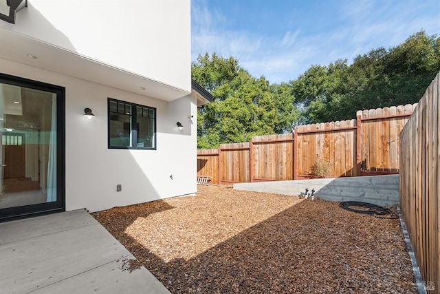 view of yard featuring a patio