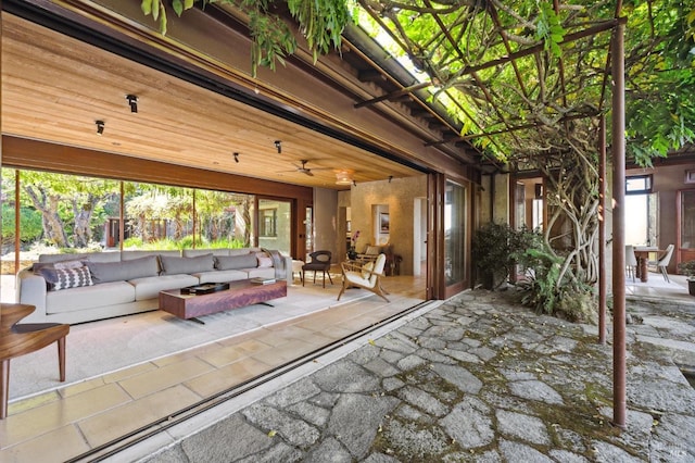 view of unfurnished living room