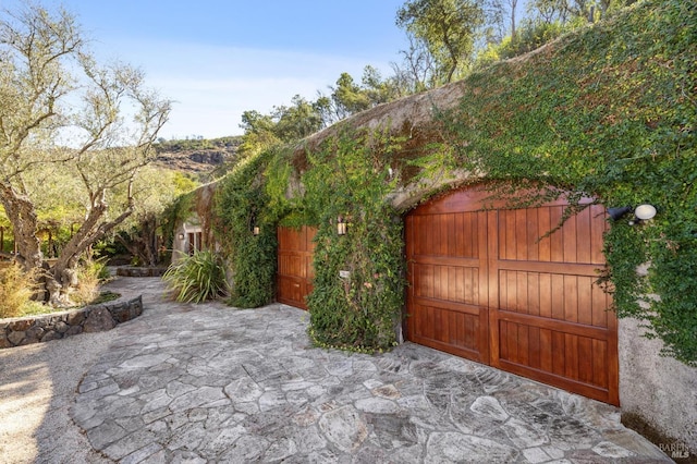 exterior space featuring a patio and fence