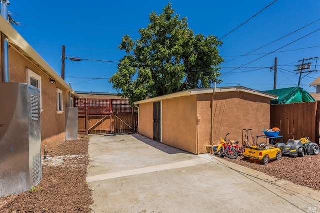 exterior space with a patio area
