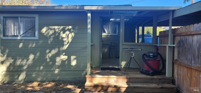 view of outbuilding