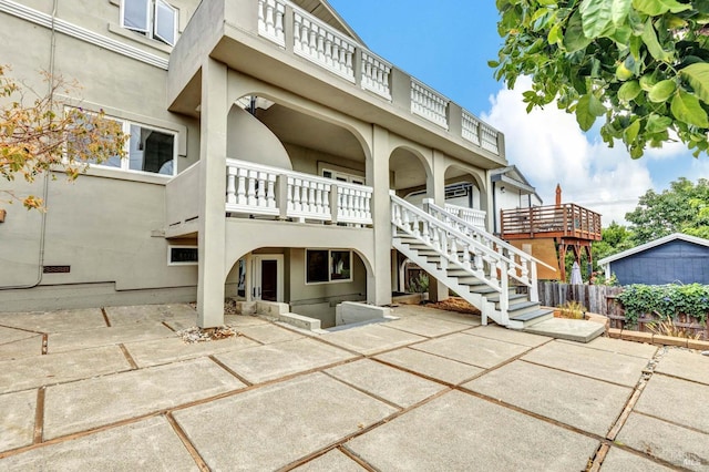 exterior space featuring a patio area