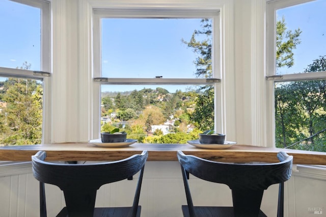 view of dining room