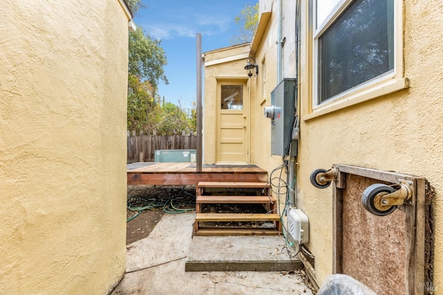 view of entrance to property