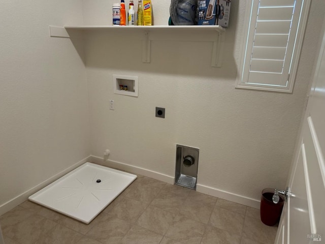 washroom featuring hookup for a gas dryer, hookup for a washing machine, and electric dryer hookup