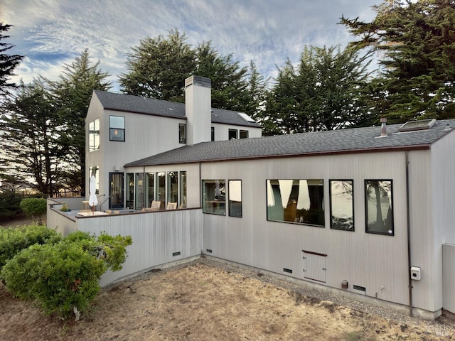 view of rear view of house