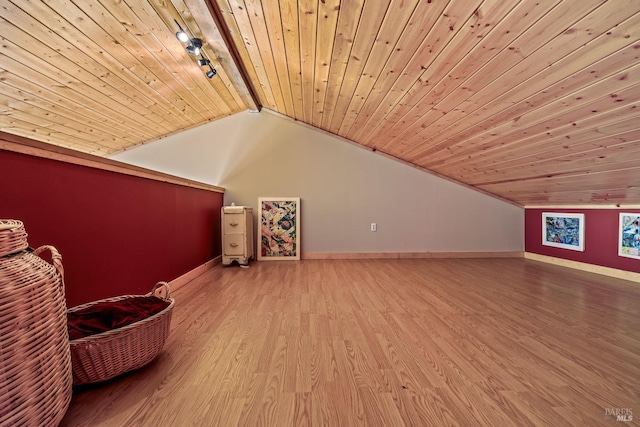 31026 Albion Ridge L Rd, Albion, CA 95410 - additional living space featuring vaulted ceiling with beams, light wood-type flooring, and wood ceiling