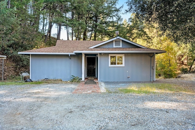 view of ranch-style home