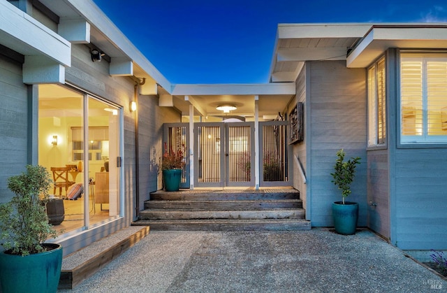 view of entrance to property