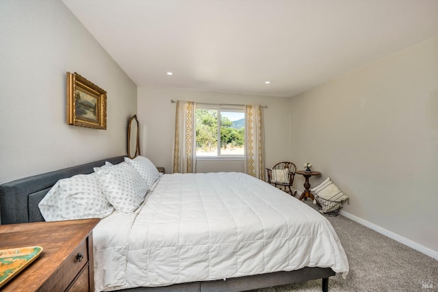 bedroom featuring carpet floors