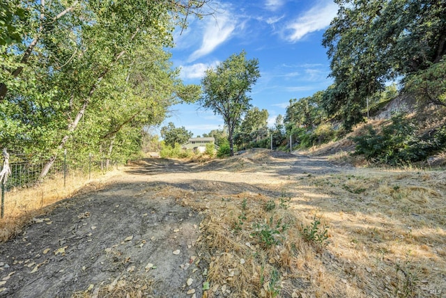 view of road