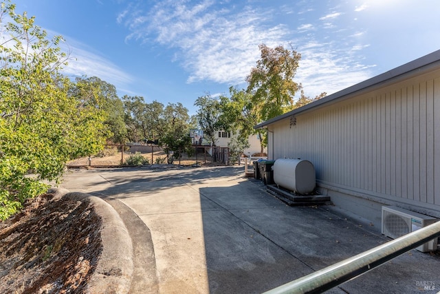 view of patio featuring ac unit