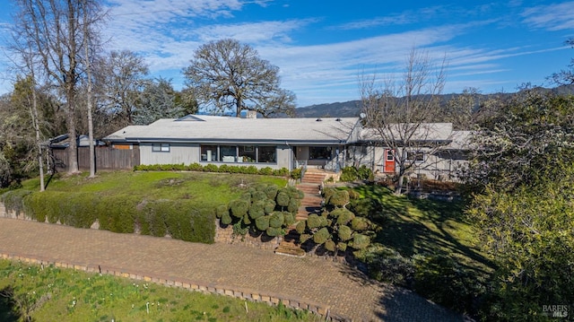 view of ranch-style home