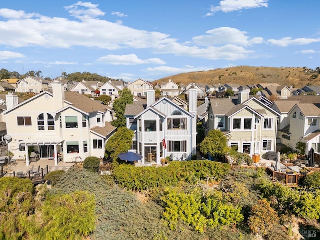 birds eye view of property featuring a residential view