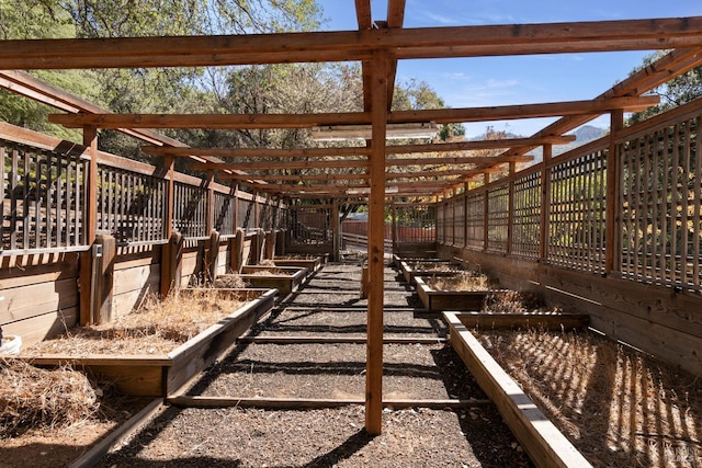 view of horse barn