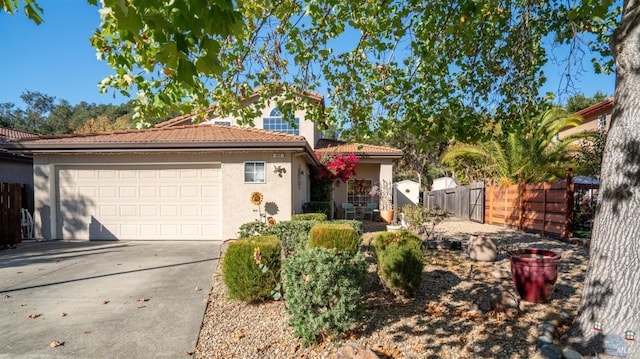 ranch-style house with a garage