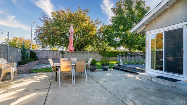 view of patio / terrace