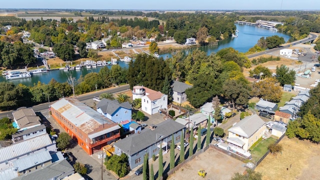14090 Winnie St, Walnut Grove, CA 95690 - aerial view of residential area with a nearby body of water