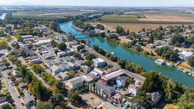 14090 Winnie St, Walnut Grove, CA 95690 - aerial view of property's location featuring a large body of water