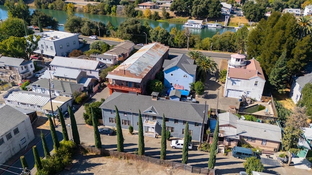 14090 Winnie St, Walnut Grove, CA 95690 - aerial view of residential area featuring a nearby body of water