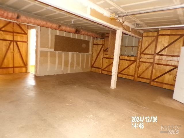 view of basement