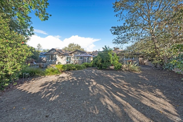 view of front of home