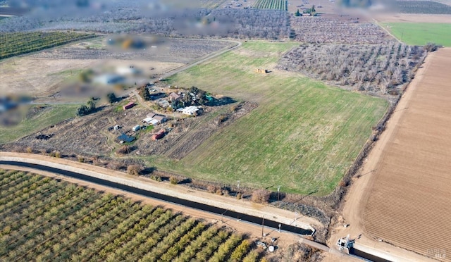 bird's eye view featuring a rural view