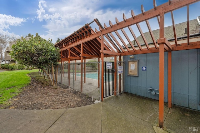 view of patio