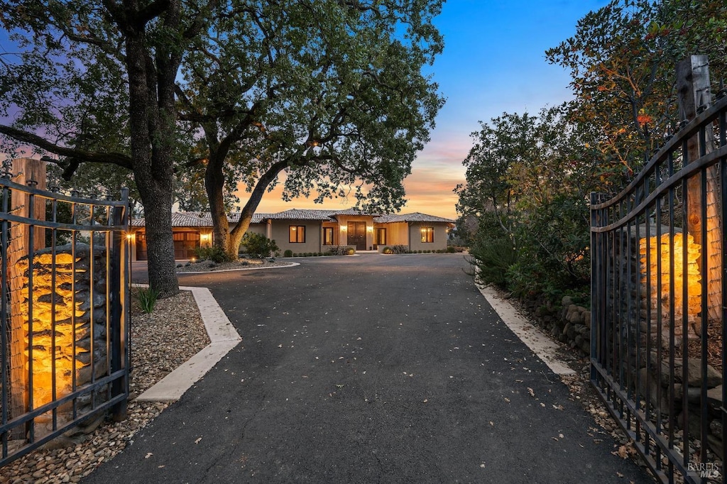 1300 Wooden Valley Rd, Napa, CA 94558 - view of front of house