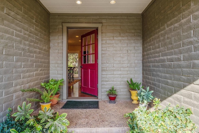 view of entrance to property