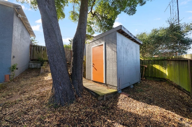 view of outbuilding