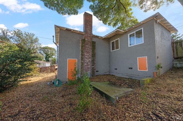 view of back of property