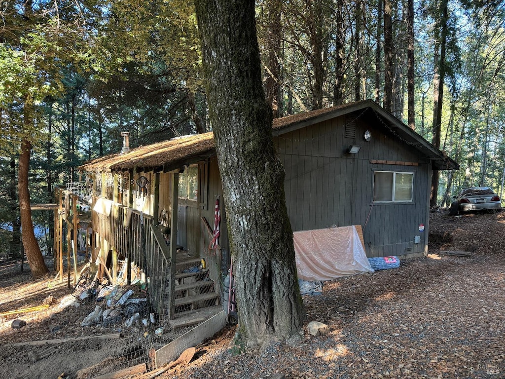 view of outbuilding