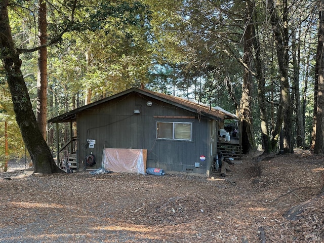 view of property exterior