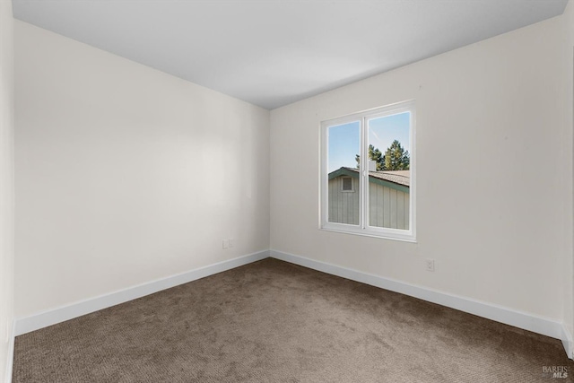 empty room with carpet floors