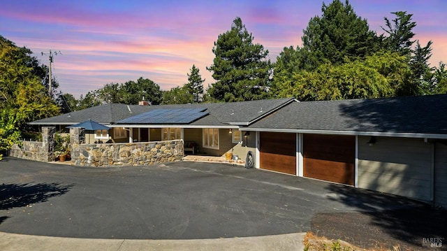 view of ranch-style home