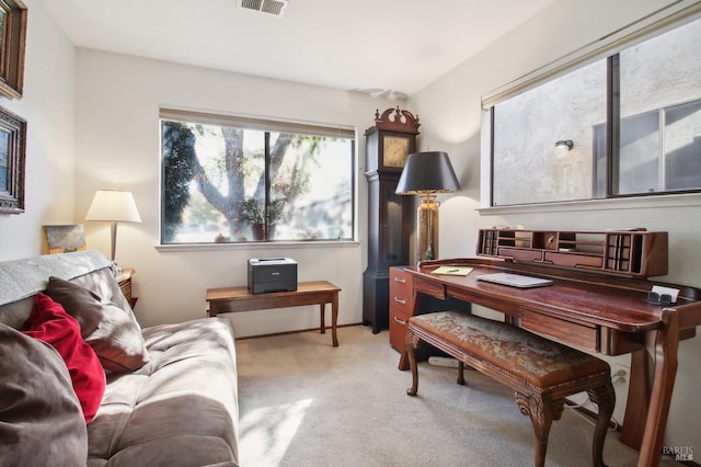 1240 Peppertree Cir, Saint Helena, CA 94574 - home office featuring light carpet