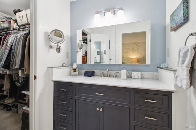 1240 Peppertree Cir, Saint Helena, CA 94574 - bathroom with a spacious closet and vanity