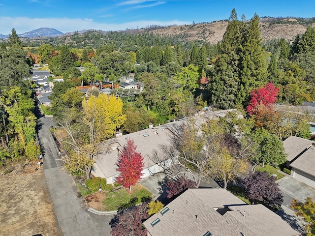 1240 Peppertree Cir, Saint Helena, CA 94574 - aerial view of a mountainous background