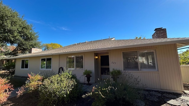 view of ranch-style house