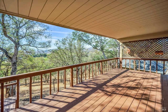 view of deck