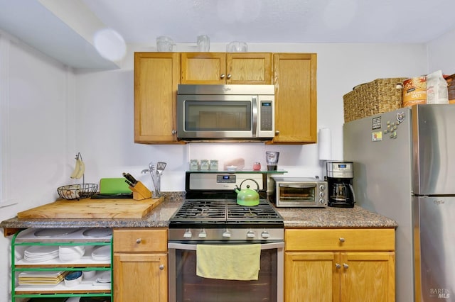 kitchen featuring appliances with stainless steel finishes