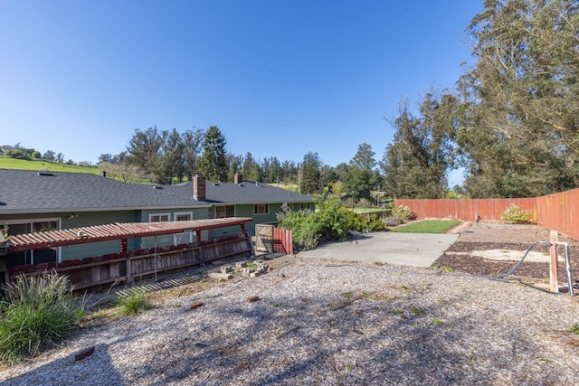 840 W Railroad Ave, Cotati, CA 94931 - view of yard with a patio and a fenced backyard