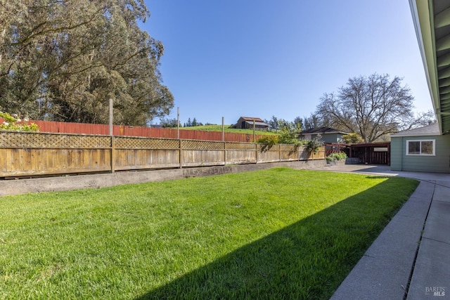 840 W Railroad Ave, Cotati, CA 94931 - view of yard with a patio area and a fenced backyard