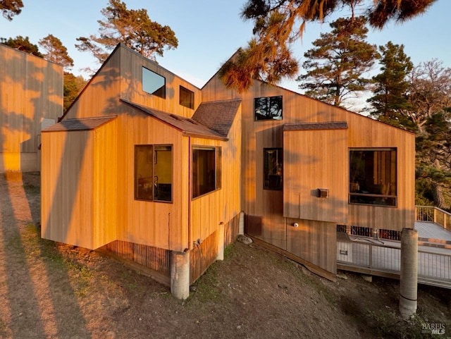 33755 Yardarm Dr Unit 15-1, The Sea Ranch, CA 95497 - view of property exterior featuring roof with shingles